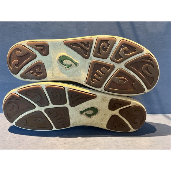 OluKai Mens Size 45 US 12 Shoes Nohea Mesh Slip On Slides Moccasin Brown - Picture 8 of 10